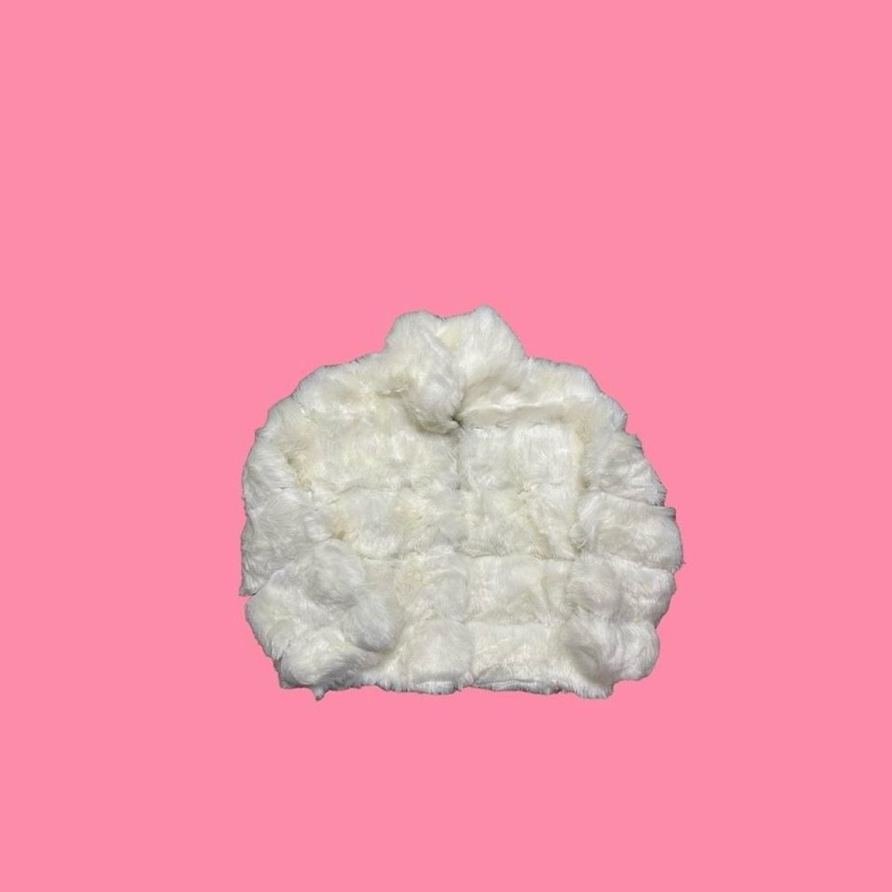 Oversized faux fur coat